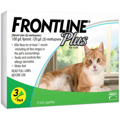 Thuốc nhỏ gáy trị ve rận cho mèo MERIAL Frontline Plus 4 Thuốc nhỏ gáy trị ve rận cho mèo MERIAL Frontline Plus