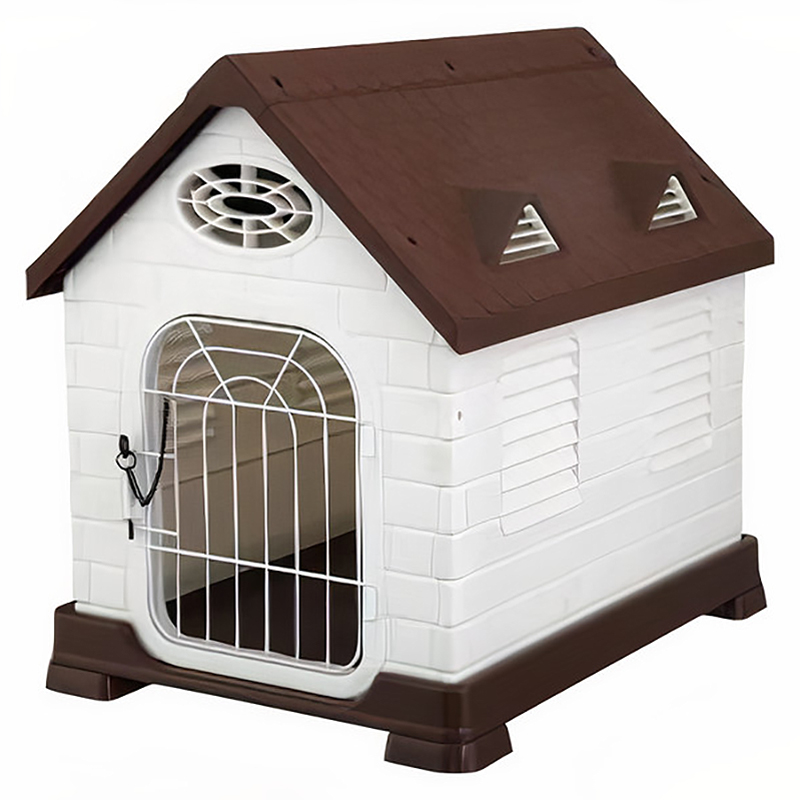 Nhà nhựa cho chó mèo cửa sắt PAW Pet House cỡ vừa 1 Nhà nhựa cho chó mèo cửa sắt PAW Pet House cỡ vừa