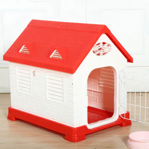 Nhà nhựa cho chó mèo cửa sắt PAW Pet House cỡ vừa 4 Nhà nhựa cho chó mèo cửa sắt PAW Pet House cỡ vừa
