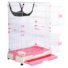 Chuồng mèo 2 tầng nan sắt có khay AUPET Exercise Cat Cage 6 Chuồng mèo 2 tầng nan sắt có khay AUPET Exercise Cat Cage