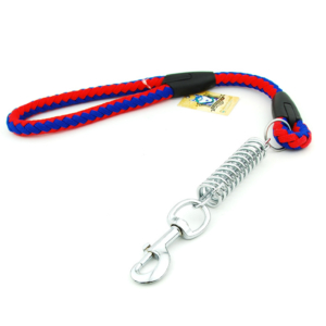 Dây dắt cho chó cường lực vải dù loại ngắn HAND IN HAND Knitting Lead With Buffering Spring