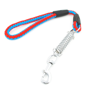 Dây dắt cho chó cường lực vải dù loại ngắn HAND IN HAND Knitting Lead With Buffering Spring