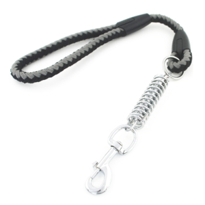 Dây dắt cho chó cường lực vải dù loại ngắn HAND IN HAND Knitting Lead With Buffering Spring