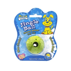 Đồ chơi cho chó hình bóng cao su SOLEIL Rubber Dog Toy Small Jingle Ball