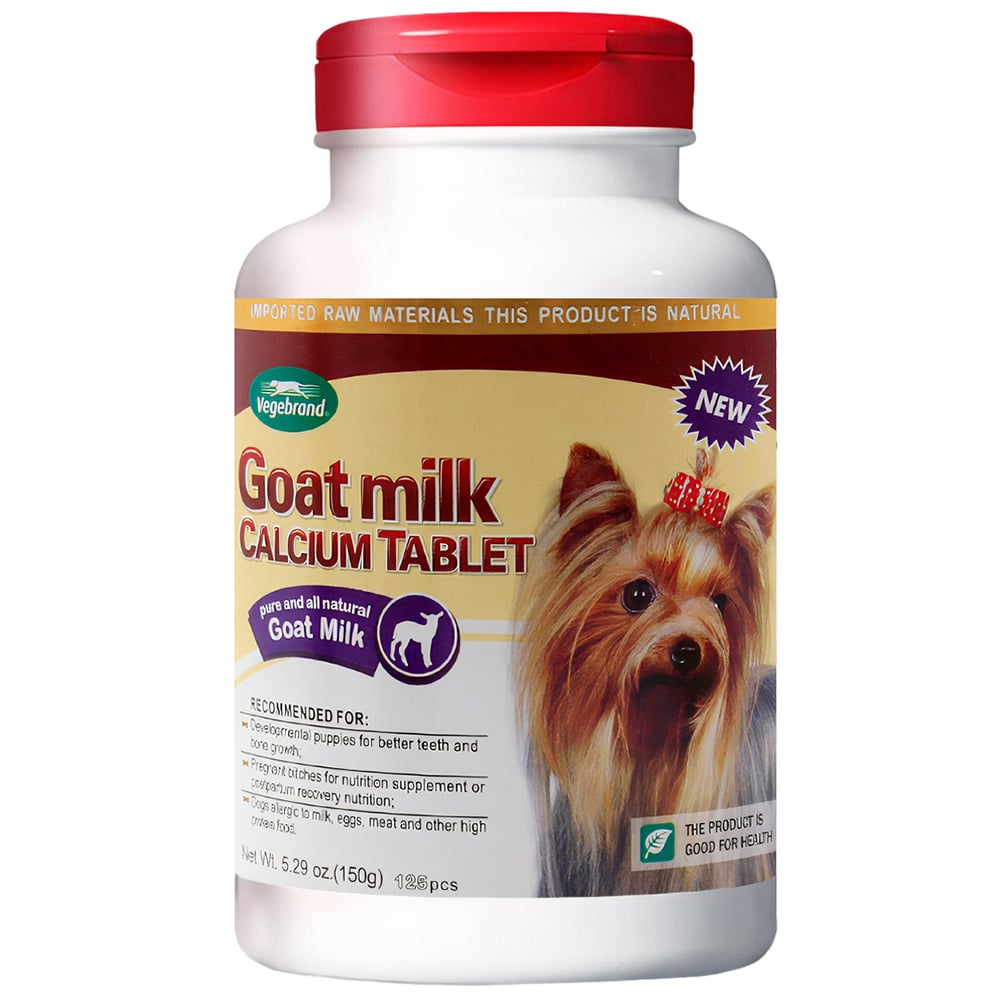 Thuốc bổ sung canxi cho chó VEGEBRAND Goat Milk Calcium Tablet | Pet Mart