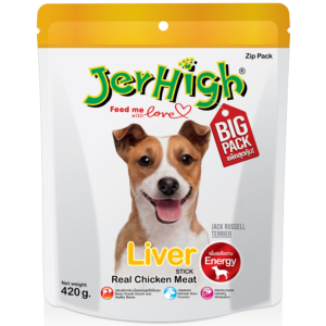 Bánh thưởng cho chó vị gan gà JERHIGH Liver Sticks 3 Bánh thưởng cho chó vị gan gà JERHIGH Liver Stick