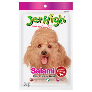 Bánh thưởng cho chó vị xúc xích gà JERHIGH Salami