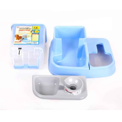 Dụng cụ bình ăn uống cho chó mèo tự động IRIS OHYAMA 2in1 7 Dụng cụ ăn uống cho chó mèo tự động IRIS