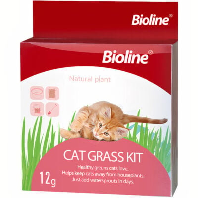 Hạt giống trồng cỏ tươi cho mèo BIOLINE Cat Grass Kit