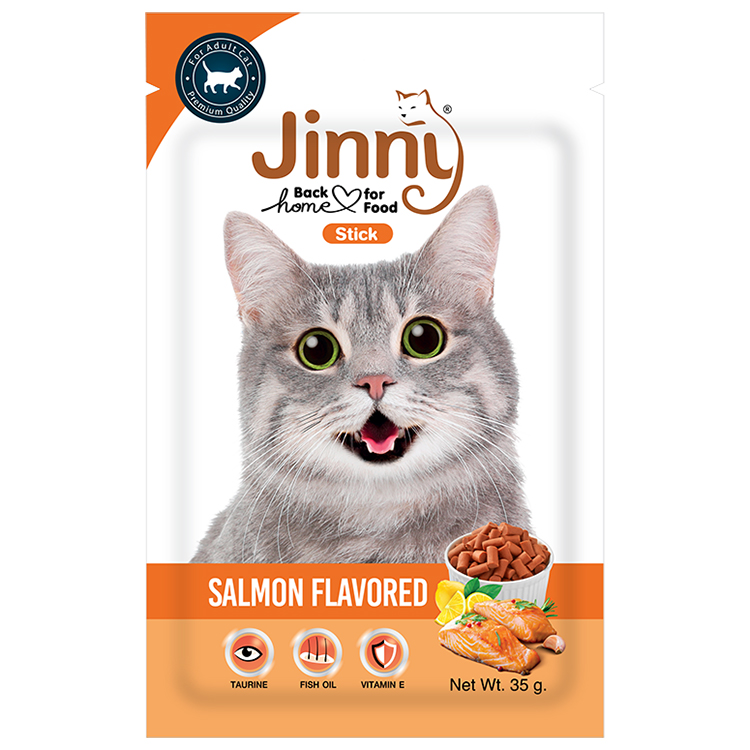 Bánh thưởng cho mèo vị cá hồi JERHIGH Jinny Salmon 9 Bánh thưởng cho mèo vị cá hồi JERHIGH Jinny Salmon