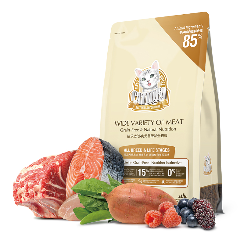 Thức ăn cho mèo CATIDEA Grain Free Natural Nutrition 12 Thức ăn cho mèo Catidea Grain Free Natural Nutrition