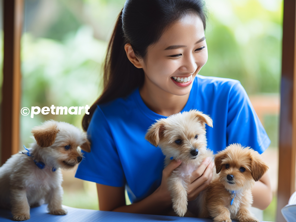 5 tiêu chí cách chăm sóc chó Poodle con mới đẻ