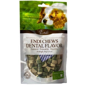 Bánh thưởng cho chó dạng hạt VEGEBRAND Orgo Endi Chew Dental Flavor