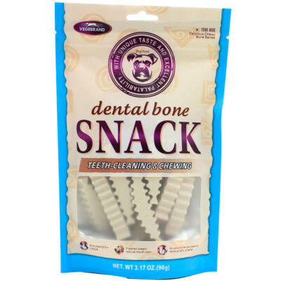 Bánh thưởng cho chó vị sữa Vegebrand Milk Flavor Dental Bone Snacks