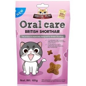 Bánh thưởng cho mèo Anh lông ngắn MEOW FUN Oral Care British Shorthair