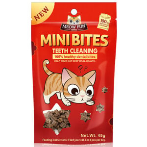 Bánh thưởng cho mèo làm sạch răng MEOW FUN Teeth Cleaning