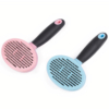 Lược chải lông chó mèo bấm nút DELE M006 Round Head 5 Lược chải lông chó mèo bấm nút DELE M006 Round Head