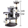 Nhà cây cho mèo Cat Tree QQ80072-4