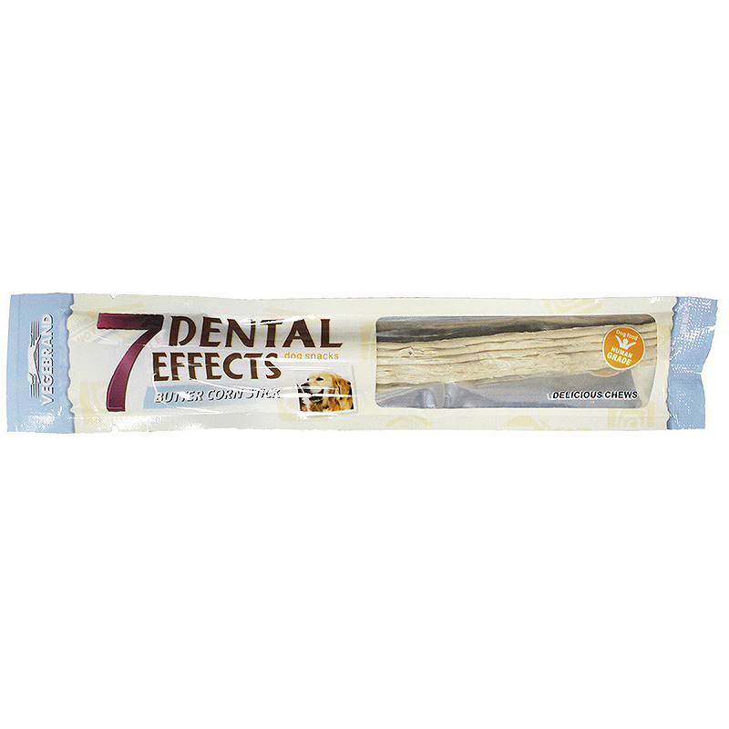 Xương gặm sạch răng cho chó que lẻ vị ngô VEGEBRAND 7 Dental Effects Butter Corn Stick 1 Xương gặm sạch răng cho chó que lẻ vị ngô VEGEBRAND 7 Dental Effects Butter Corn Stick