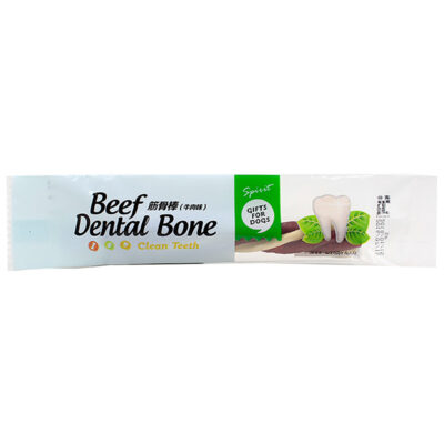 Xương gặm sạch răng cho chó vị thịt bò SPIRIT Beef Dental Bone dạng que