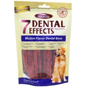 Xương gặm sạch răng cho chó vị thịt cừu VEGEBRAND 7 Dental Effects Mutton Flavor Dental Bone