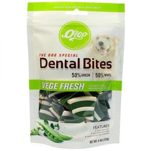 Bánh thưởng cho chó vị rau tươi Vegebrand Orgo Dental Bites Vege Fresh