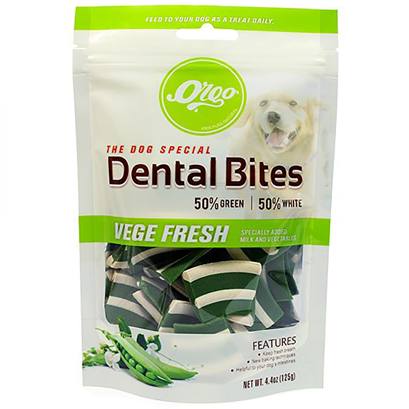 Bánh thưởng cho chó vị rau tươi VEGEBRAND Orgo Dental Bites Vege Fresh 7 Bánh thưởng cho chó vị rau tươi Vegebrand Orgo Dental Bites Vege Fresh