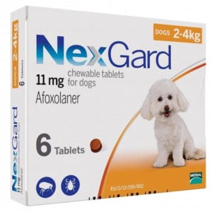 Thuốc trị ve rận NEXGARD cho chó từ 2 - 4kg