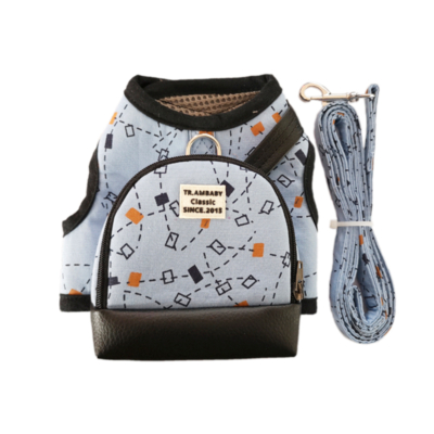 Yếm cho chó mèo kèm dây dắt AMBABY PET 1JXS054