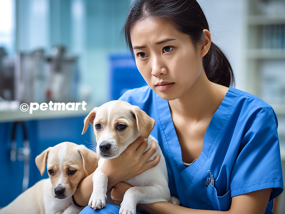 Chó sơ sinh ngộ độc là do chó mẹ bị viêm tuyến sữa