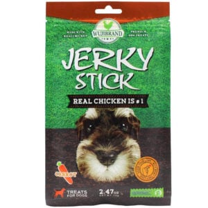 Bánh thưởng cho chó dạng que vị cà rốt WUJI Jerky Stick Carrot Flavor