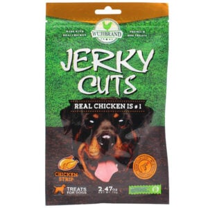 Bánh thưởng cho chó dạng thanh vị gà WUJI Jerky Cuts Chicken Flavor