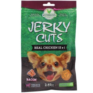 Bánh thưởng cho chó vị thịt xông khói WUJI Jerky Cuts Bacon Flavor