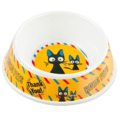 Bát ăn nghiêng cho chó mèo bằng nhựa BOBO Plastic Bowl 3052A