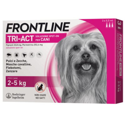 Thuốc trị ve rận cho chó từ 2 đến 5kg MERIAL Frontline Tri-act