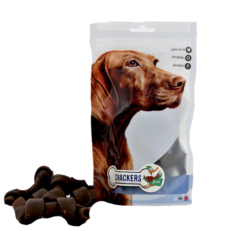 Xương cho chó gặm vị thịt vịt VEGEBRAND Orgo Small Meaty Knotted Bone Duck Flavor 1 Xương cho chó gặm vị thịt vịt VEGEBRAND Orgo Small Meaty Knotted Bone Duck Flavor