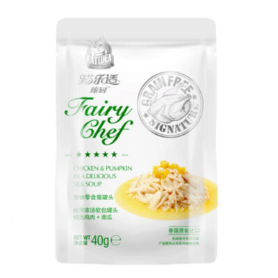 Pate cho mèo vị thịt gà và bí ngô CATIDEA Fairy Chef Gavy Pouch Chicken & Pumpkin 3 Pate cho mèo vị thịt gà và bí ngô CATIDEA Fairy Chef Gavy Pouch Chicken & Pumpkin