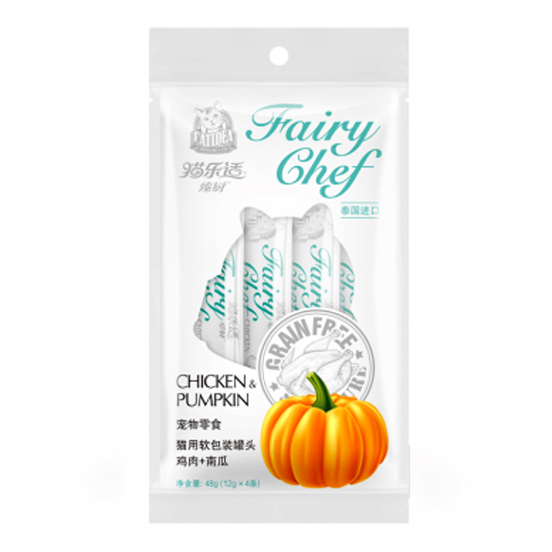 Súp thưởng cho mèo vị thịt gà sốt bí ngô CATIDEA Fairy Chef Sachet Chicken & Pumpkin 9 Súp thưởng cho mèo vị thịt gà sốt bí ngô CATIDEA Fairy Chef Sachet Chicken & Pumpkin