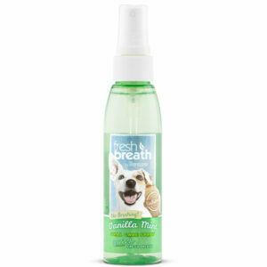Xịt khử mùi hôi miệng chó hương vani bạc hà TROPICLEAN Vanilla Mint Oral Care Spray