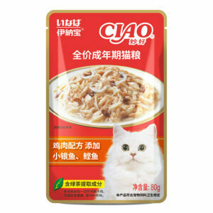 Pate gói cho mèo CIAO vị cá bào, cá chạch trắng và thịt gà