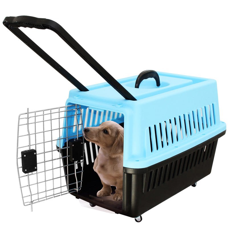 Lồng vận chuyển chó mèo có tay kéo AUPET Pet Kennel | Pet Mart