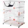 Chuồng mèo 2 tầng nan sắt AUPET 2-Layer Cat Cage