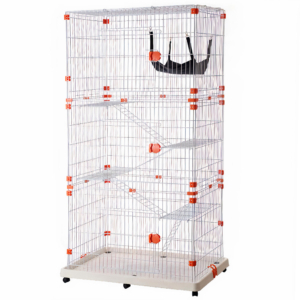 Chuồng mèo 3 tầng nan sắt AUPET Deluxe 3-Layer Cage