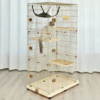 Chuồng mèo 3 tầng nan sắt AUPET Deluxe 3-Layer Cage
