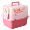 Nhà vệ sinh cho mèo hình hộp AUPET Cat Toilet Flower Litter Box 6 Nhà vệ sinh cho mèo hình hộp AUPET Cat Toilet Flower Litter Box