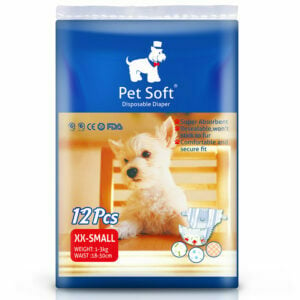 Tã bỉm cho chó mèo cái Pet Soft Disposable Diapers XXSmall 1-3kg