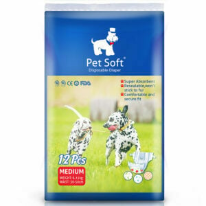 Tã bỉm cho chó mèo cái Pet Soft Disposable Diapers Medium 6-11kg