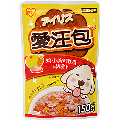 Pate cho chó trộn vị IRIS OHYAMA Aiwang Chicken Pumpkin Carrot 4 Pate cho chó trộn vị IRIS OHYAMA Aiwang Chicken Pumpkin Carrot