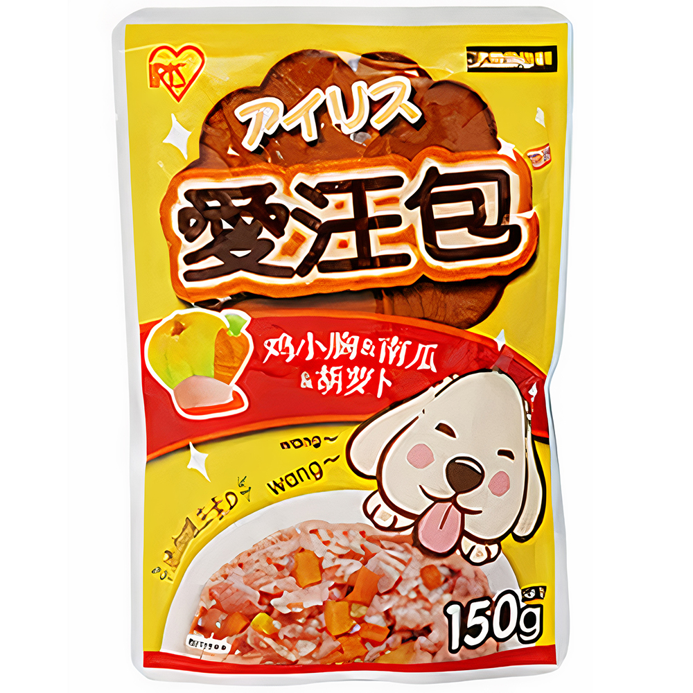Pate cho chó trộn vị IRIS OHYAMA Aiwang Chicken Pumpkin Carrot 10 Pate cho chó trộn vị IRIS OHYAMA Aiwang Chicken Pumpkin Carrot
