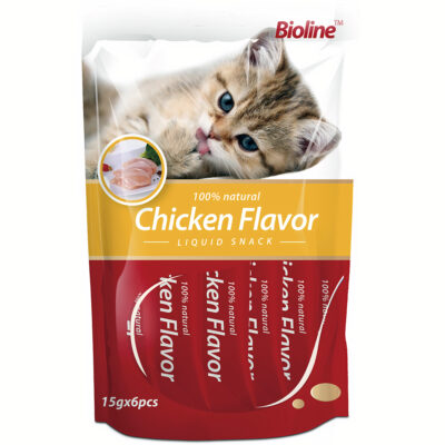 Súp thưởng cho mèo vị thịt gà BIOLINE Chicken Flavor